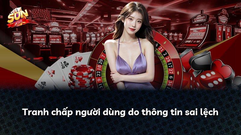 Tranh chấp người dùng do thông tin sai lệch