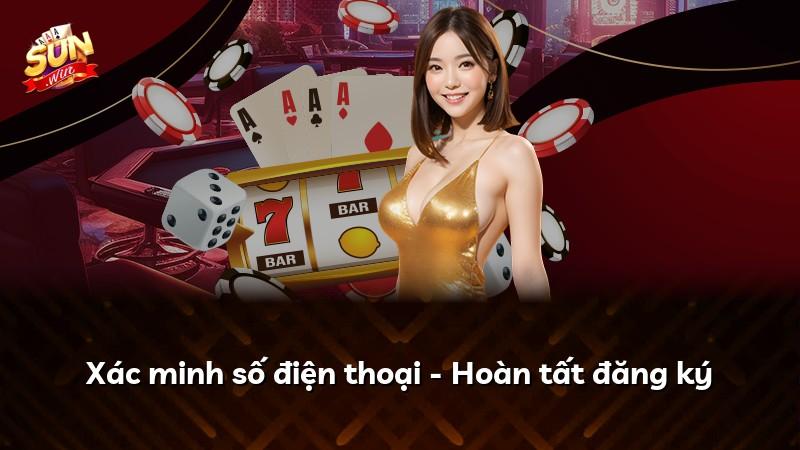 Xác minh số điện thoại - Hoàn tất đăng ký